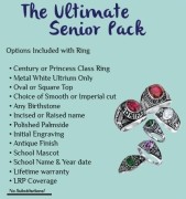 High School Ring Cap & Gown