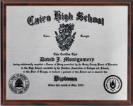 Plaques - Diploma Plaque (Delivered In June)