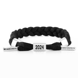 Rastaclat: Braided 2024, Black/Silver