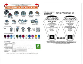 Other - RING PACKAGE includes FREE CAP & GOWN, CLASS RING & CELEBRATION ITEM