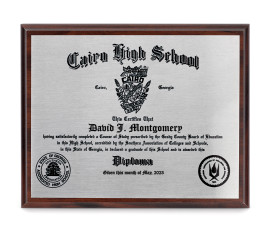 Plaques - Diploma Plaque