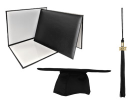 Graduation Cap, Graduation Tassel And Diploma Items Only-No Gown Included