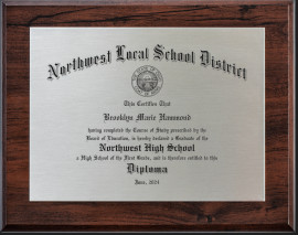 Diploma Plaque