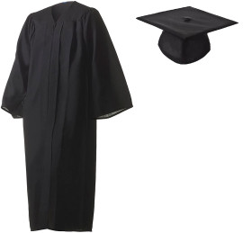 Cap, gown, tassel & medallion unit 