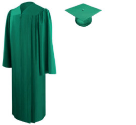 Cap, gown, tassel & medallion unit (Rental gown) 