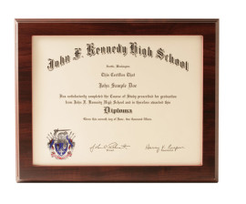 Diploma Plaque