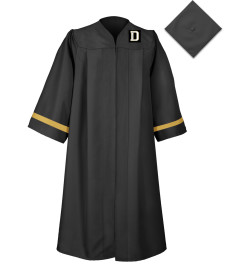 Cap, Gown, Tassel, Diploma Cover - includes any required items for graduation