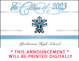 Traditional Graduation Announcements