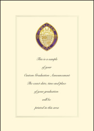 Traditional Graduation Announcements