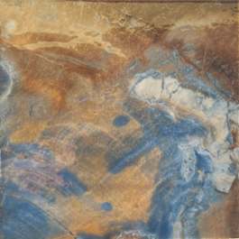 Deep Blue Porcelain Tile, Blue, 6
