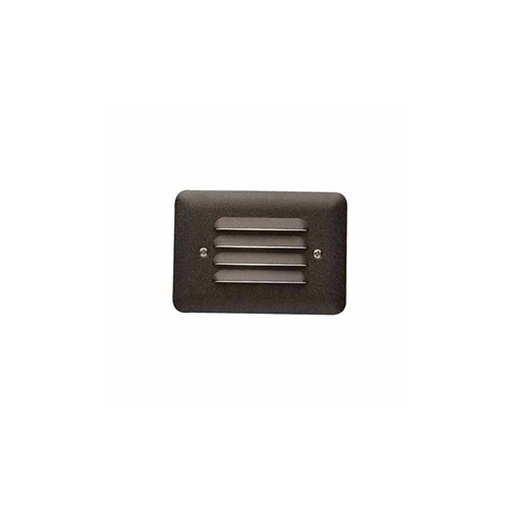 Step Light, 1 W Wedge T5 LED Textured Architectural Bronze Aluminum Louvered Mini