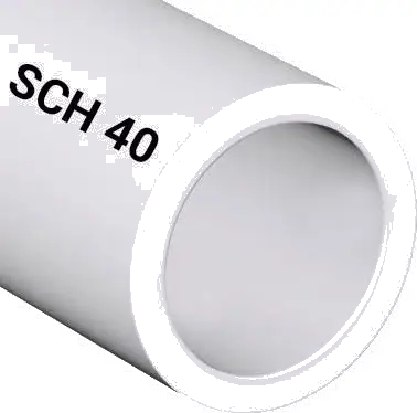 6" x 20' Schedule 40, Bell End PVC Pipe