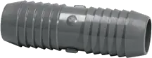 Coupling, 1-1/2" Insert Gray PVC