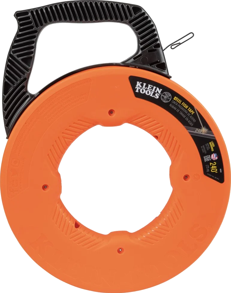 Klein Speedway Steel Fish Tape 240' x 1/8" x 0.062"