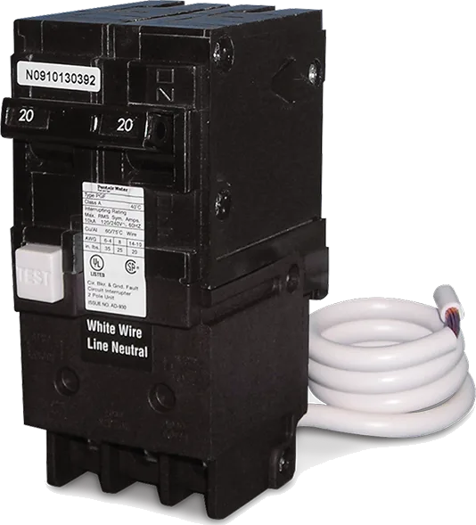 Pentair GFI Circuit Breaker, 20A, 2-Pole