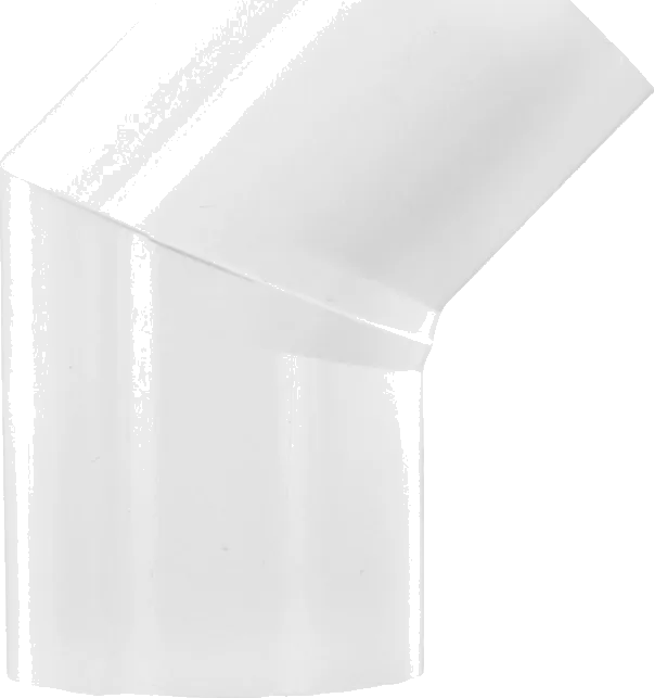 Elbow, 3/4" Slip White PVC Schedule 40 45 Degree