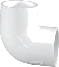 Elbow, 3" Slip White PVC Schedule 40 90 Degree