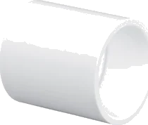 Coupling, 1/2" Slip White PVC Schedule 40