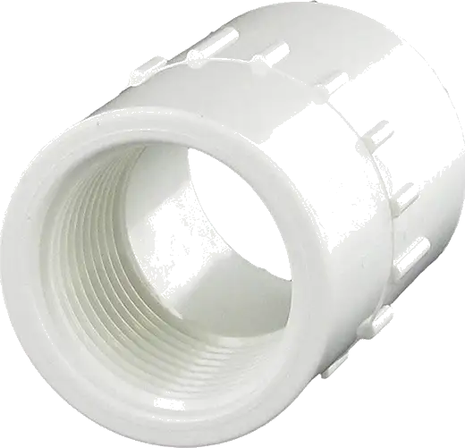 Adapter, 3/4" Slip x FPT White PVC Schedule 40