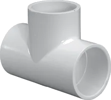Tee, 3" Slip White PVC Schedule 40