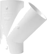 Adapter, 1-1/2" 1-1/4" Insert x Socket White PVC Standard