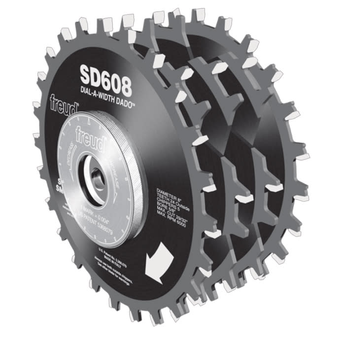 Freud 8 in Dial-A-Width Dado Set