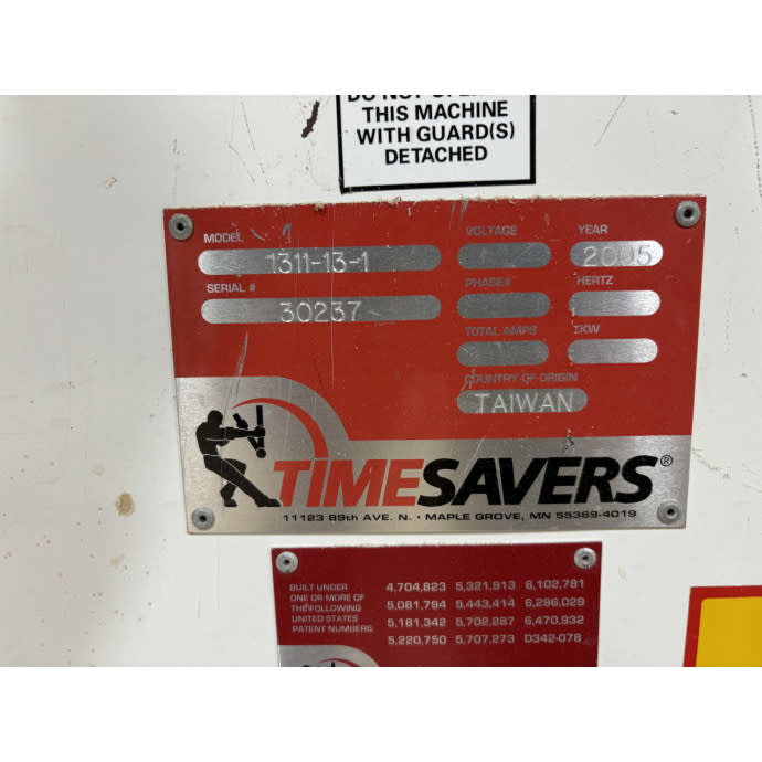 Used Timesavers 1311-13-1 Single head 37” wide belt sander