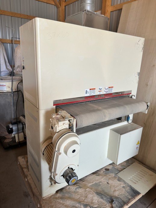 Used Shop Fox Model W1738 Wide Belt Sander | Wurth Baer Machinery