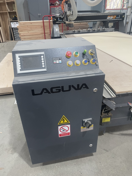 Lagun Router Laguna 14482 Used Smart Shop 5x10 CNC Router with vacuum pump