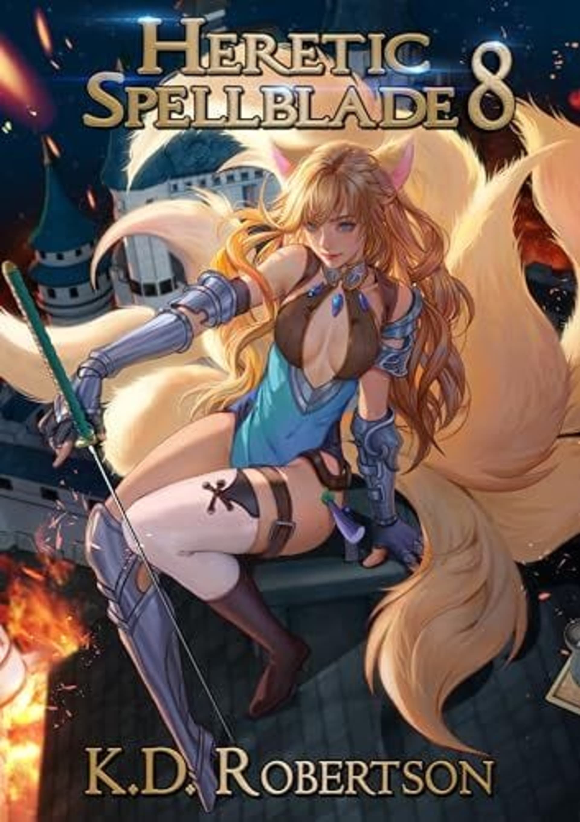 Cover for Heretic Spellblade 8