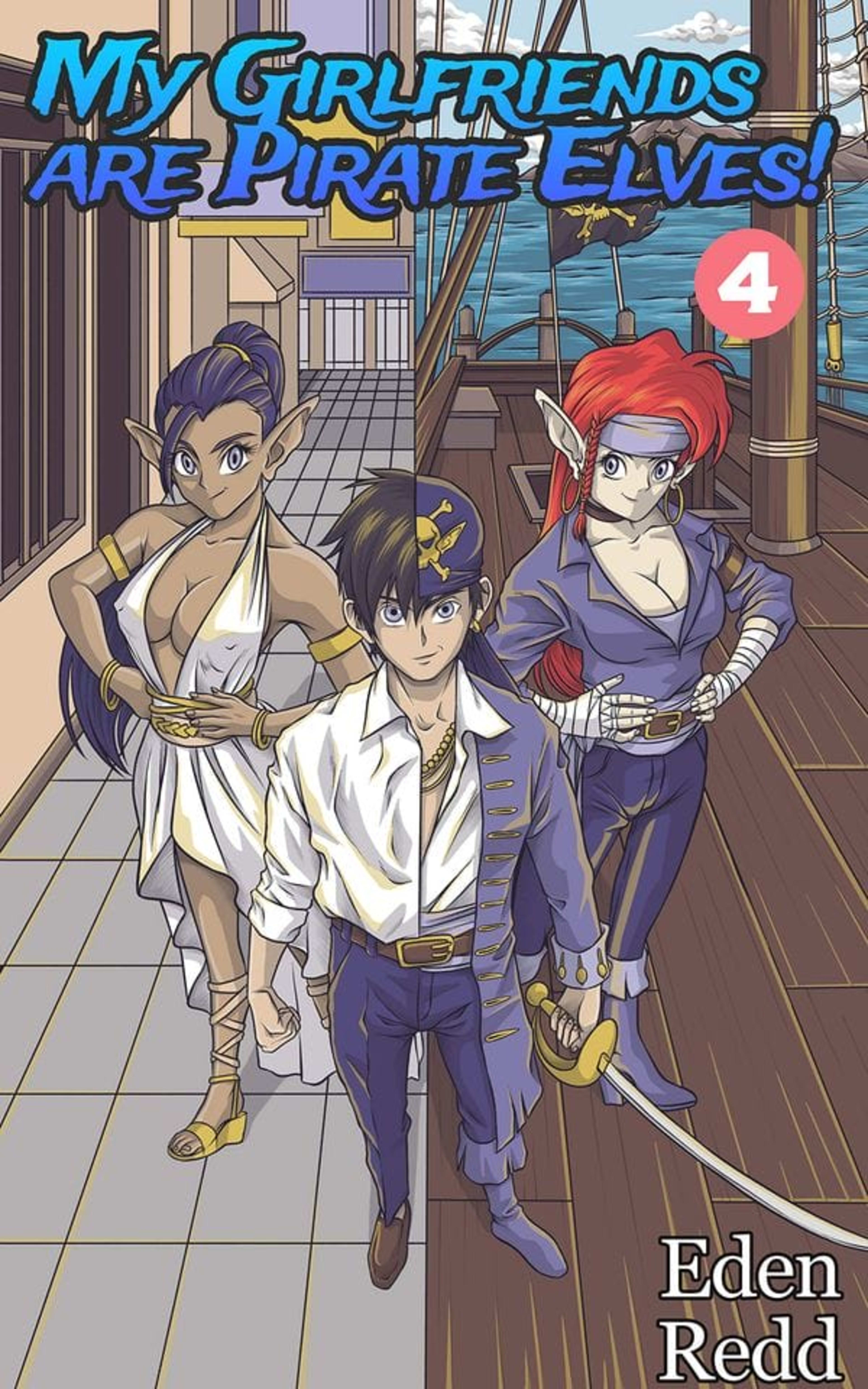 Cover for My Girlfriends are Pirate Elves! 4