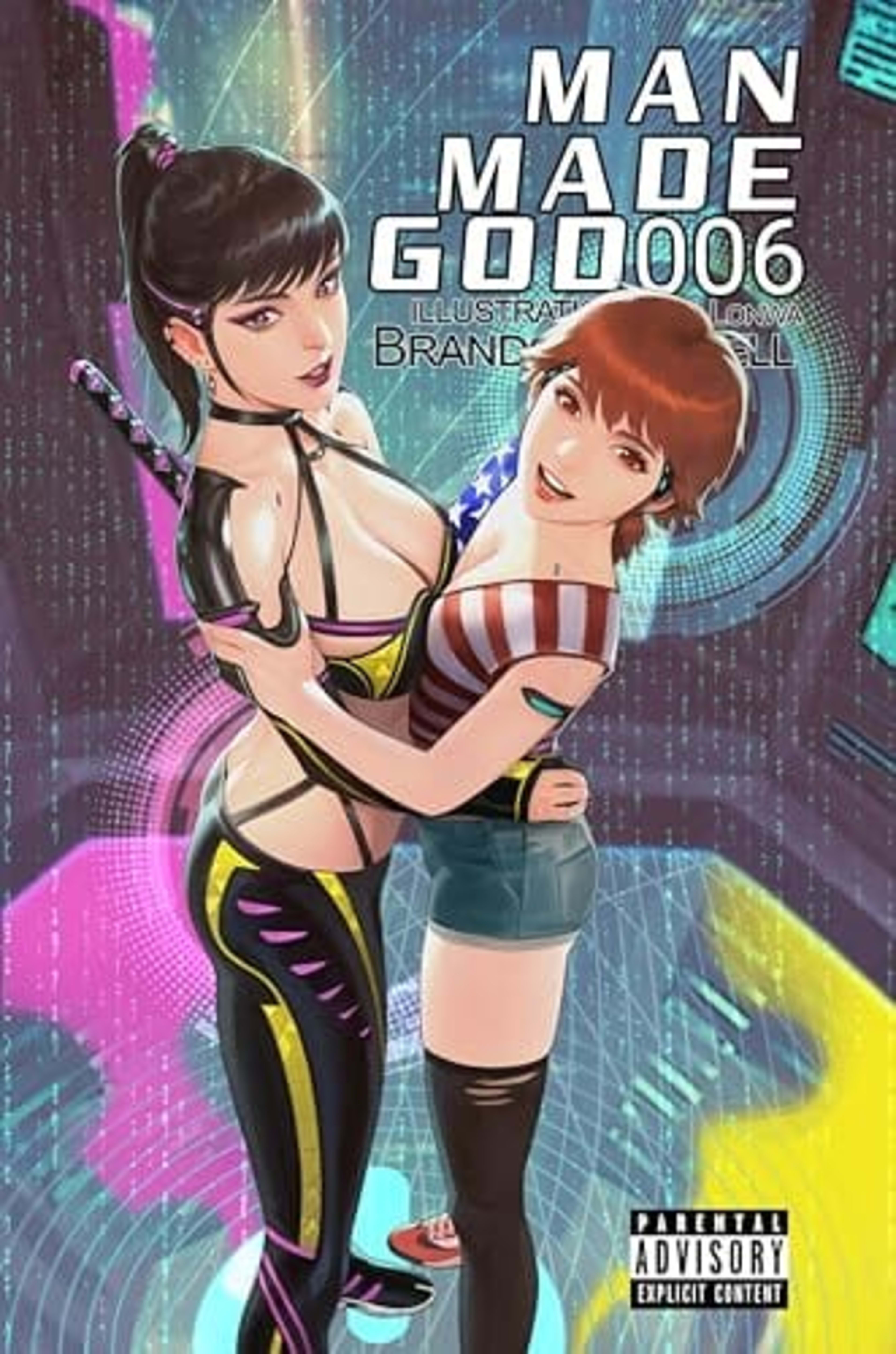 Cover for Man Made God 006
