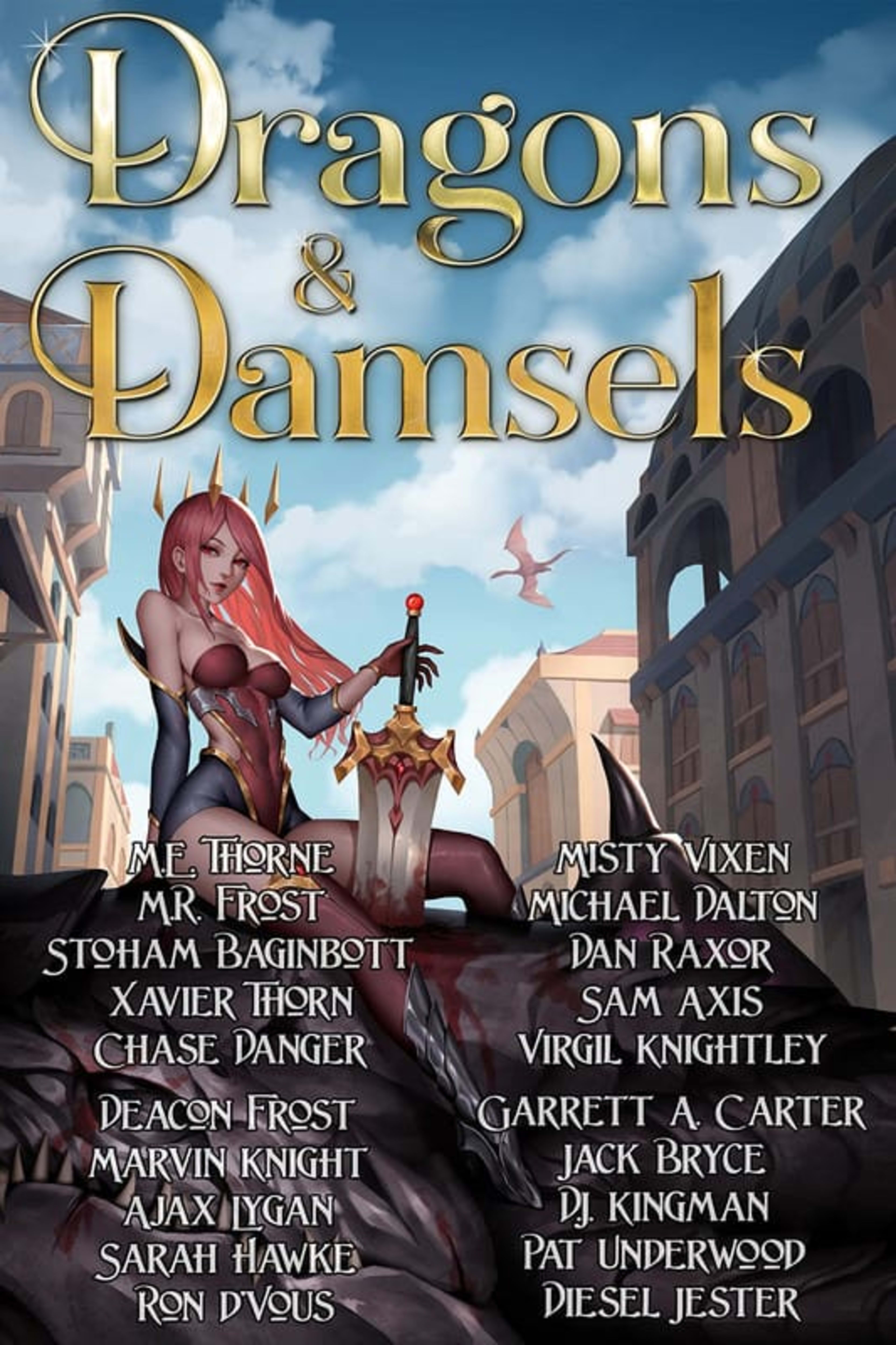 Cover for Dragons and Damsels