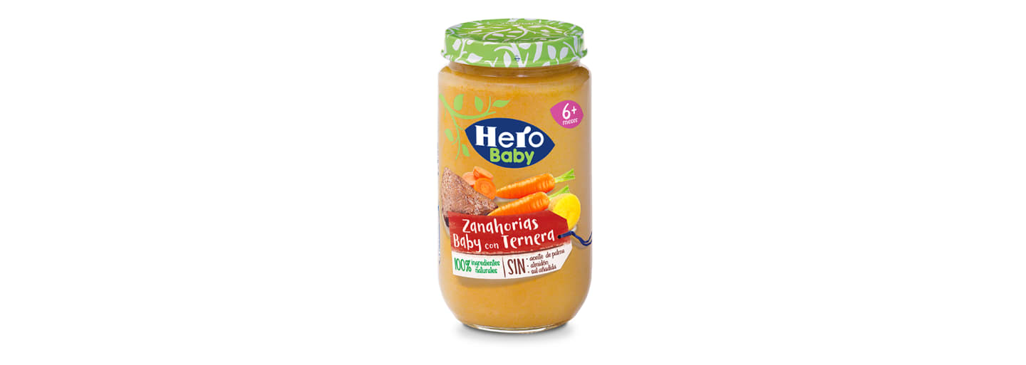 Comprar TARRITO HERO BABY TERNERA Y ZANAHORIA 235 G