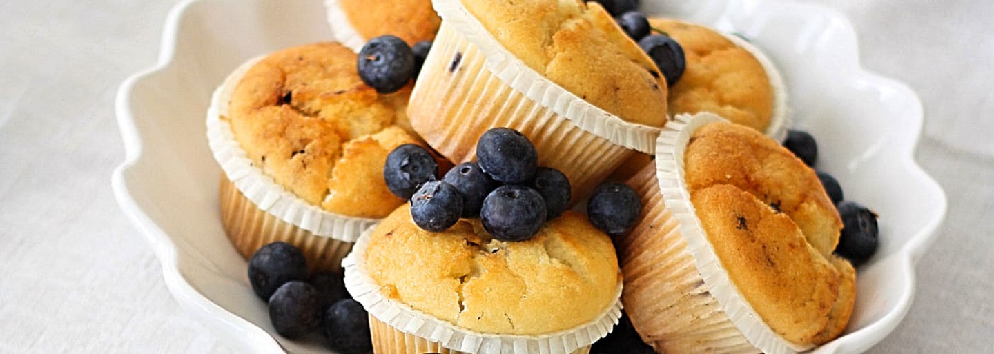 Glutenfria blåbärsmuffins Recept Semper Glutenfritt