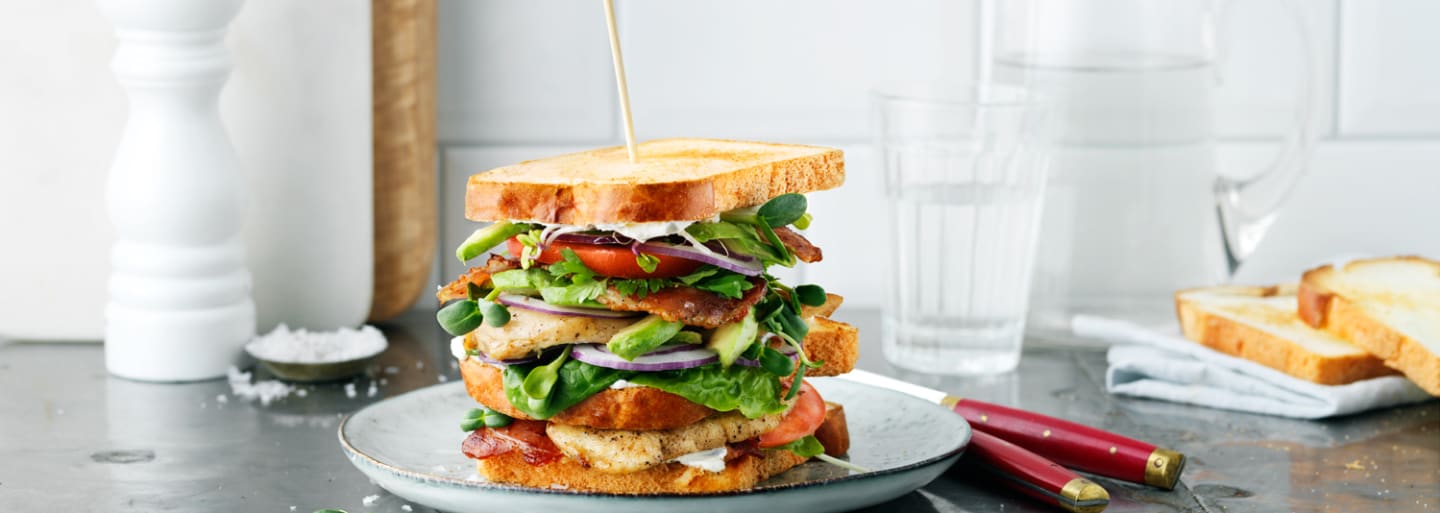 Glutenfri club sandwich