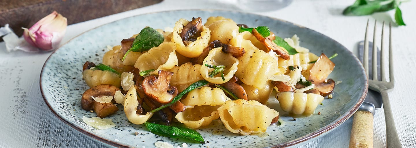 Gnocchi ai fungi -resepti Semper Tagliatella