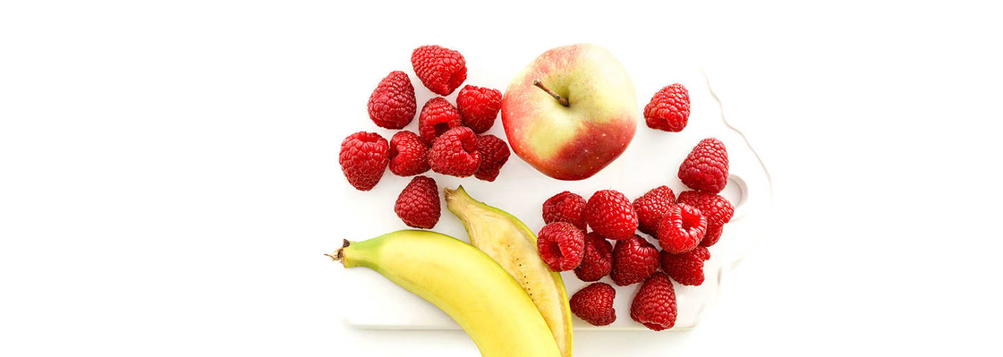 Ingredienser til hjemmelavet frugtpuré