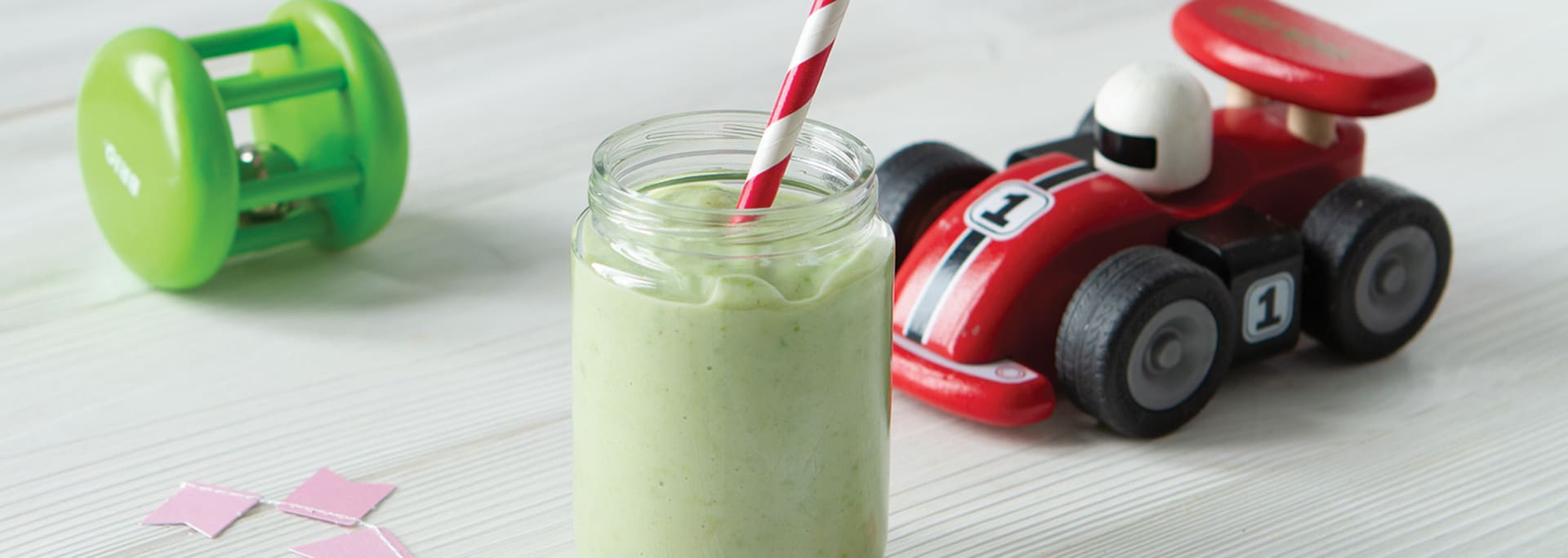 Receptfilm Green vällingsmoothie - Semper Barnmat