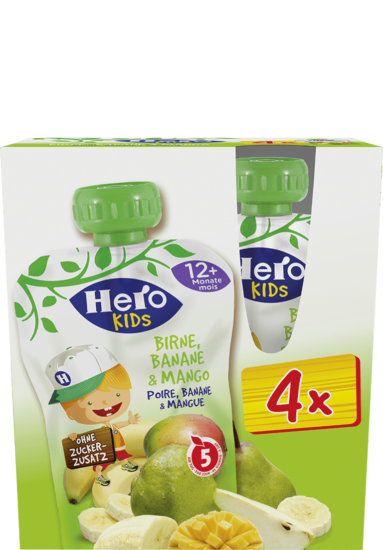 Hero Kids Birne Banane Mango