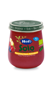 HERO BABY SOLO FRUTA Y NADA MAS MANZANA PLATANO Y ZANAHORIA 100 G 100 ECO  BIO