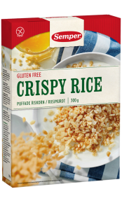 Semper Crispy Rice, glutenfria rispuffar