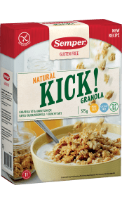 Kick! Natural Glutenfri Granola fra Semper Glutenfri