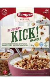 Kick vadelma granola