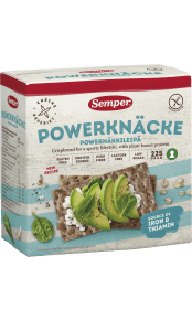 Glutenfri Powerknækbrød fra Semper