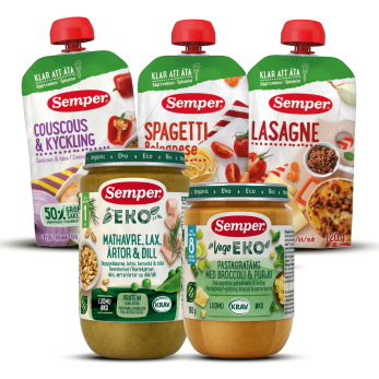 Barnmat från Semper