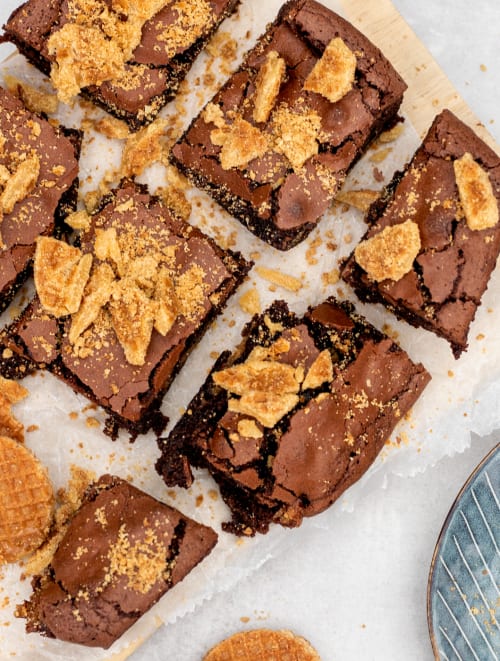 Hero Tova caramel stroopwafel brownie