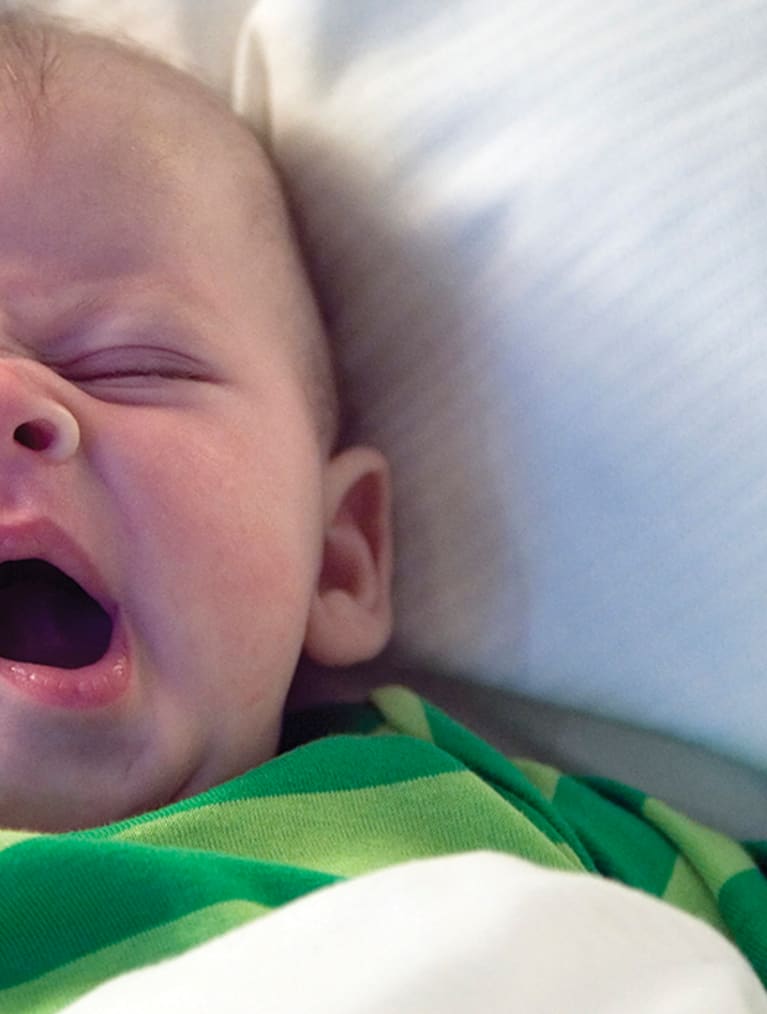 Header Baby - baby tired