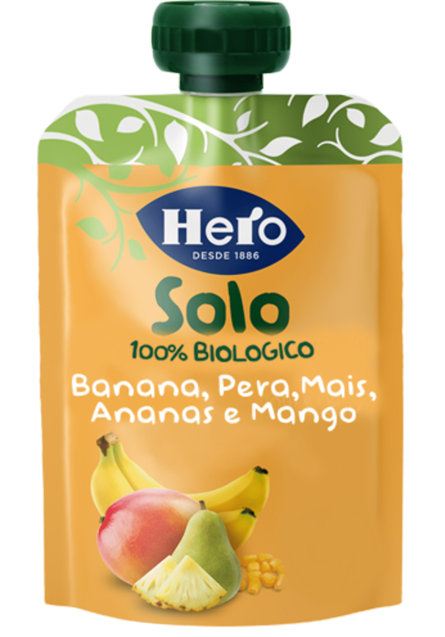 Banana, Pera, Mais, Ananas E Mango Biologici