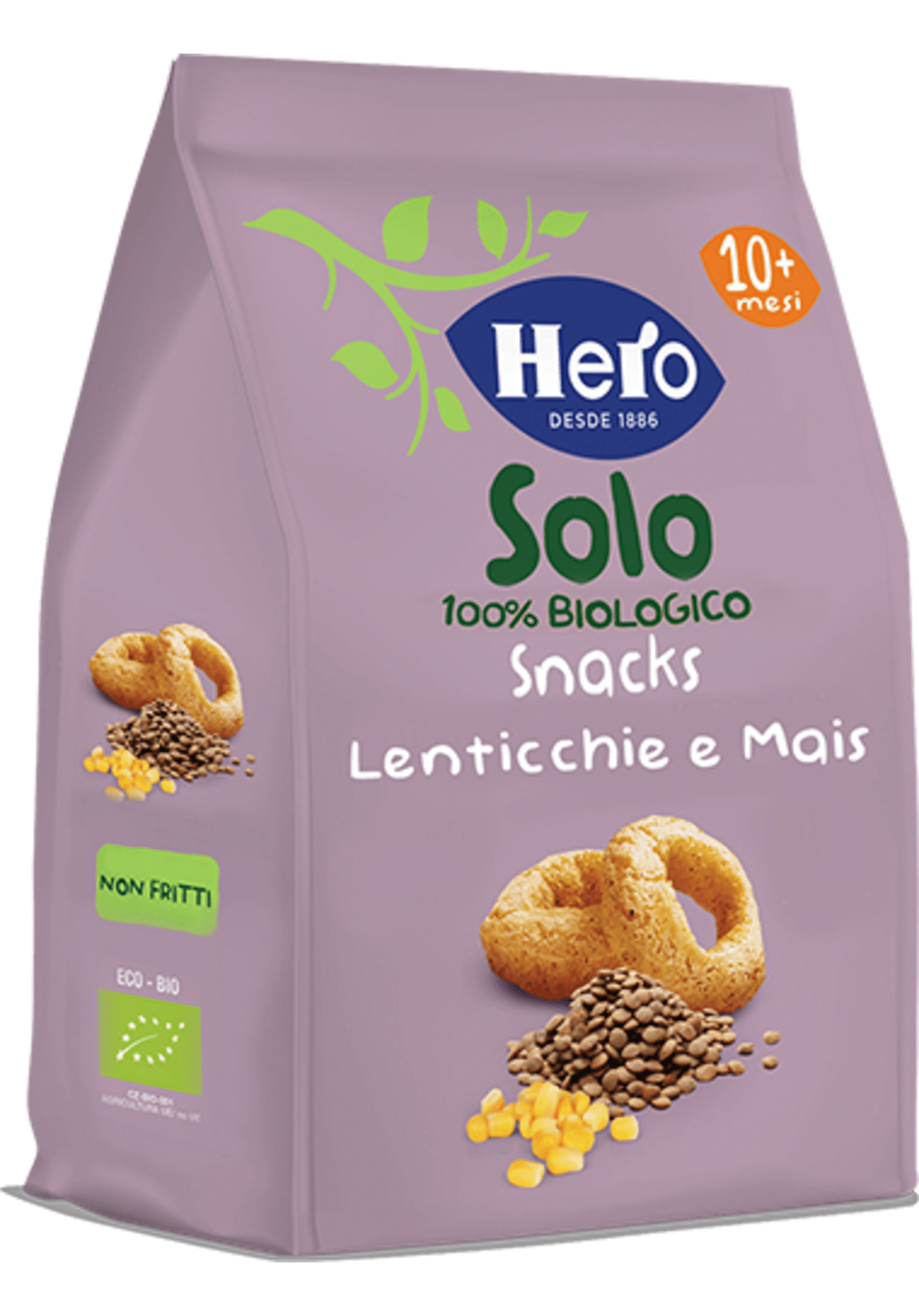 Snack Lenticche e Mais Biologici